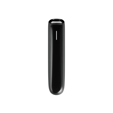 The Ploom AURA Jet Black is a discreet heated tobacco device always with you