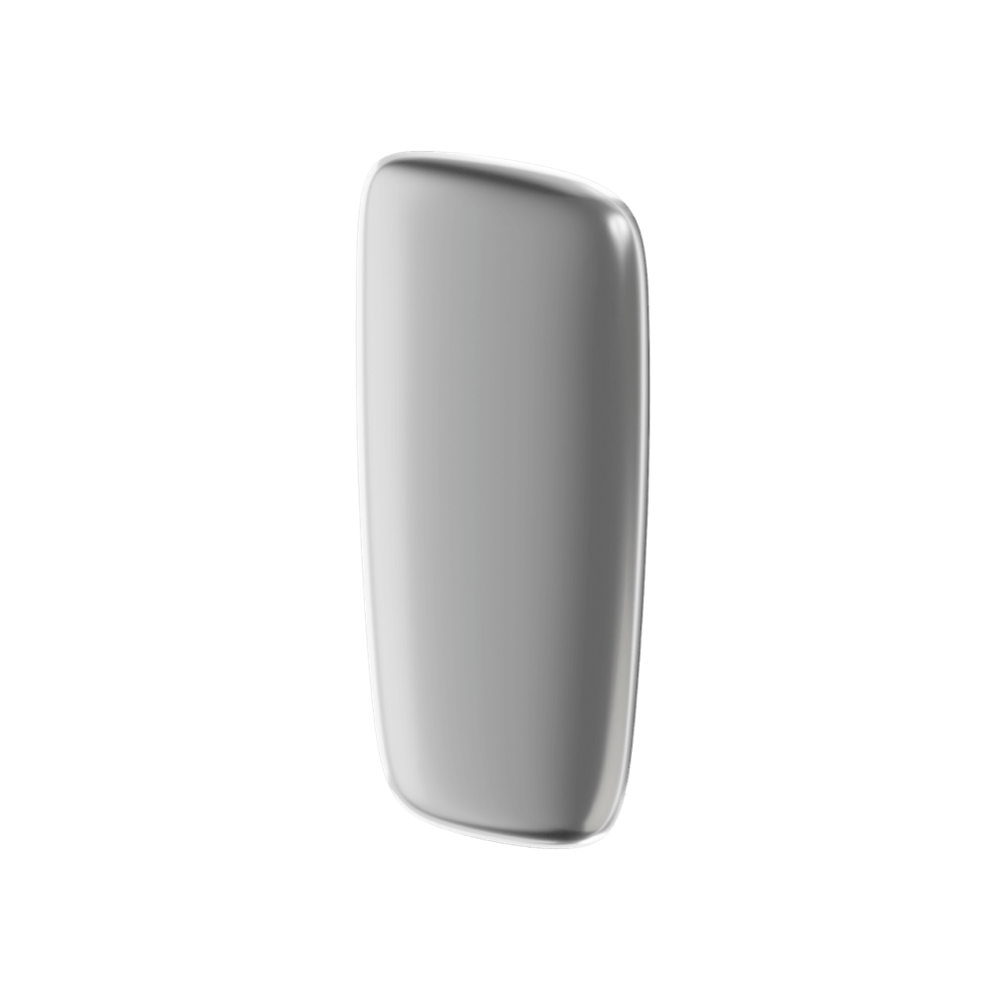 Ploom X Advanced slika sprednjega pokrivala Silver - desni kot
